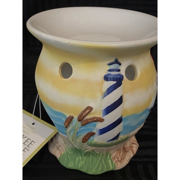 Yankee Candle Nautical tart warmer wax melts beach house decor ocean light house - Picture 6 of 8